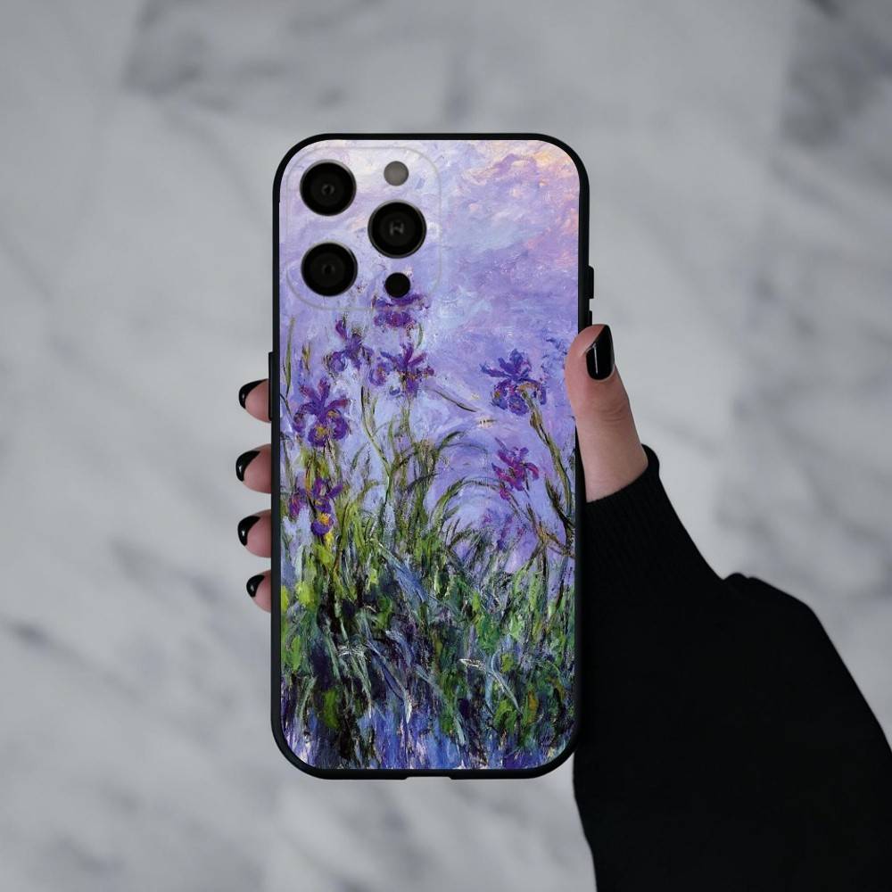 C-Claude-M-Monet-T Phone Case For iPhone 17pro, 16,15,14,13,12,11 X XR Plus,Others Soft Black Cover