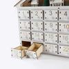 24 Days Countdown Christmas Advent Calendar Refillable Wood Christmas Calendar
