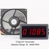 5 Bit LED Tachometer Digital Motor Tachometer DC Brushless Motor 5V-30V RPM Speed Meter With Hall Proximity Switch Sensor NPN