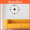 Analog Modern Diy 3d Mirror Surface Large Number Wall Clock Sticker Decor Home