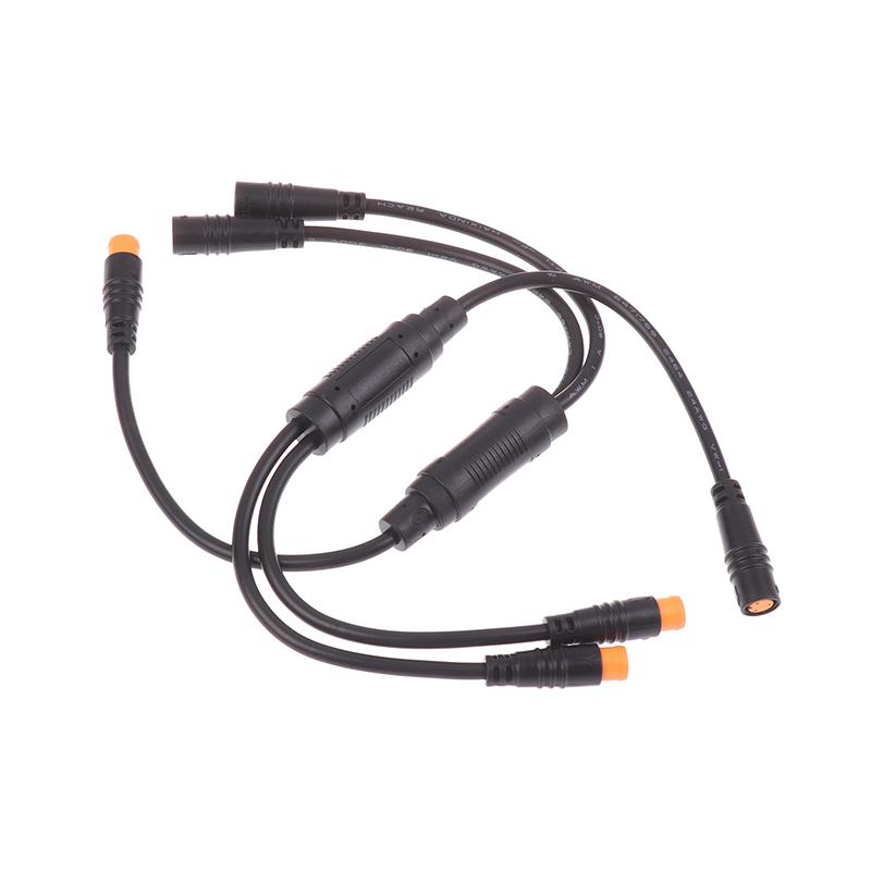 E-Bike Signal Sensor Waterproof Y-Splitter 1T2 3 Pin Connector Cables Sensor For Bafang Electric Scooter Bicycle Cord Parts