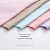 Ice Silk Seamless Breathable Mesh Mid-Waist Hollow Out Sexy Thin Women's Triangle Panties