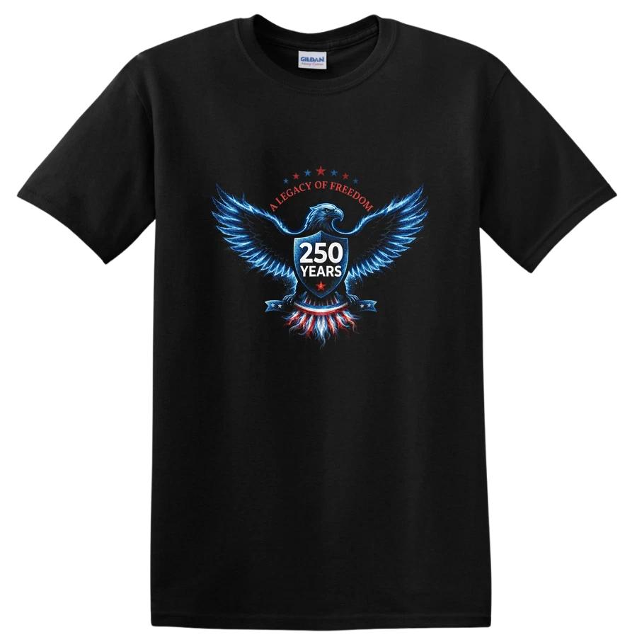 USA 250 Years Anniversary Eagle T Shirt A Legacy of Freedom Patriotic Tee XXXXL