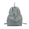 2026 New Drawstring Nyl Backpack Large Capacity Lightweight Multi-Pocket Rucksack Casual  Travel School Backpack for Women