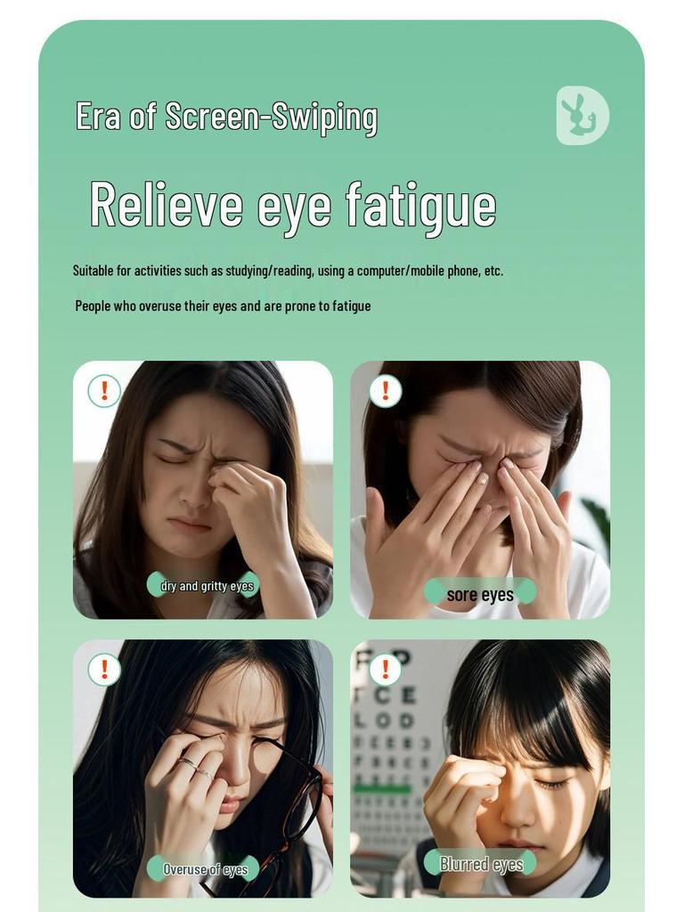 Kangaroo Doctor Self-Heating Steam Eye Mask with Lutein and Anthocyanin for Eye Fatigue Relief