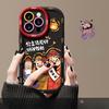 New Year's God of Wealth IPhone 16 Promax Mobile Phone Case 14 Chinese Red 15plus13mini Anti-fall Protection Case