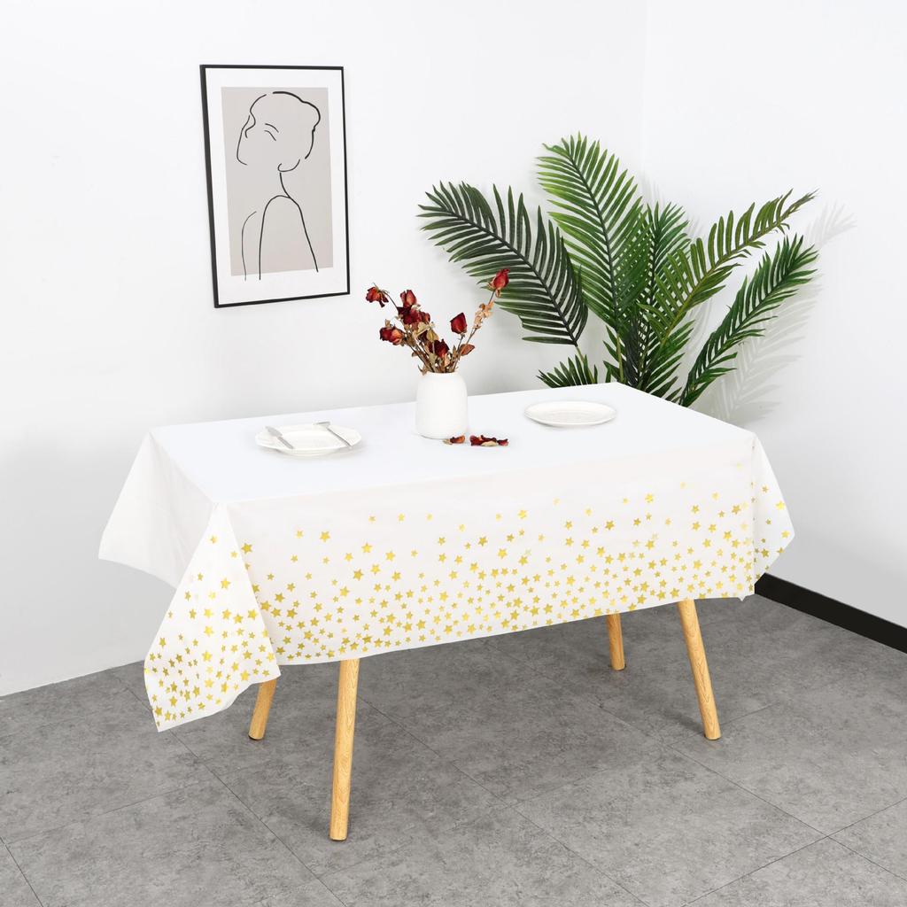 Polka Dot Disposable PEVA Plastic Party Tablecloth