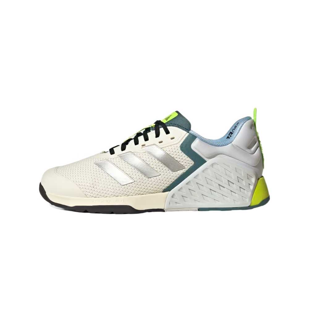 

adidas Dropset 3 Мел Серебристый Бирюзовый Унисекс Кроссовки Крем Мел-Белый Серебристый-Металлик JR1762 40