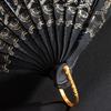1pc-Chinese Style Vintage Retro Foldable Hand Fan Rose Lace Folding Handheld Fan for Dance Wedding Decoration Party Favor Gifts