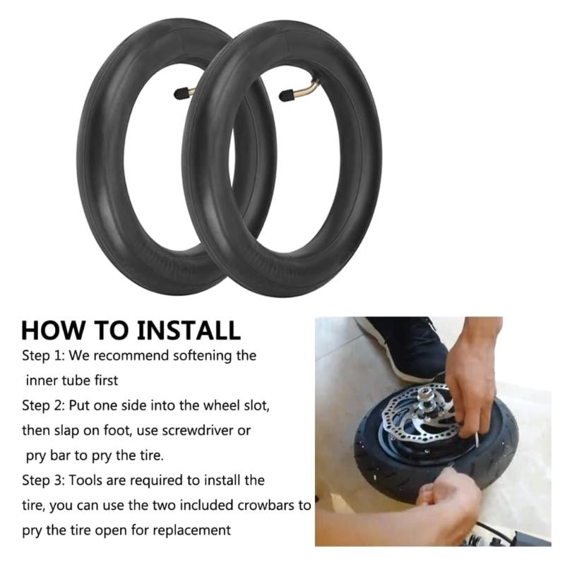 10x2.50 Inner Tube Explosion-Proof Tyre for Electric Motorcycle Daily Commutes