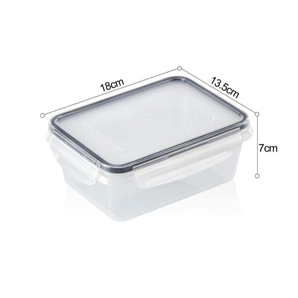 Kitchen Refrigerator Transparent PP Plastic Food Storage and Preservation Box