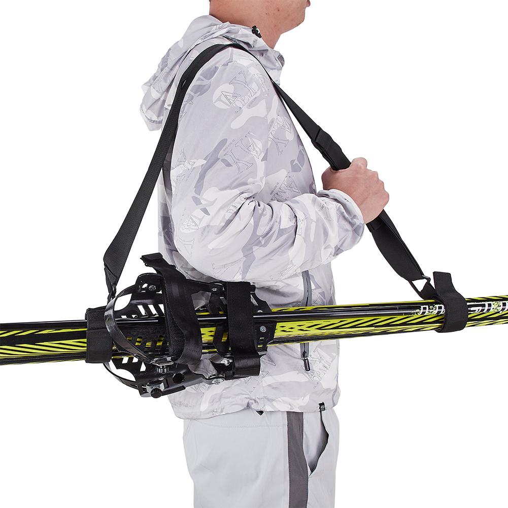 Cinghia per il Trasporto di Sci e Bastoncini Zaino Cinghia a Tracolla Cinghia a Spalla per Sci Imbracatura Cinghia in Nylon Accessori da Sci Per Sci su Neve Sci