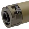 Ryohin Buhin 5KU 14mm CCW Silencer & Flash Hider Set (SF Type SOCOM556 RC2 Silencer & SF Type 4-Prong Flash Hider) Suppressor DE Dark Earth