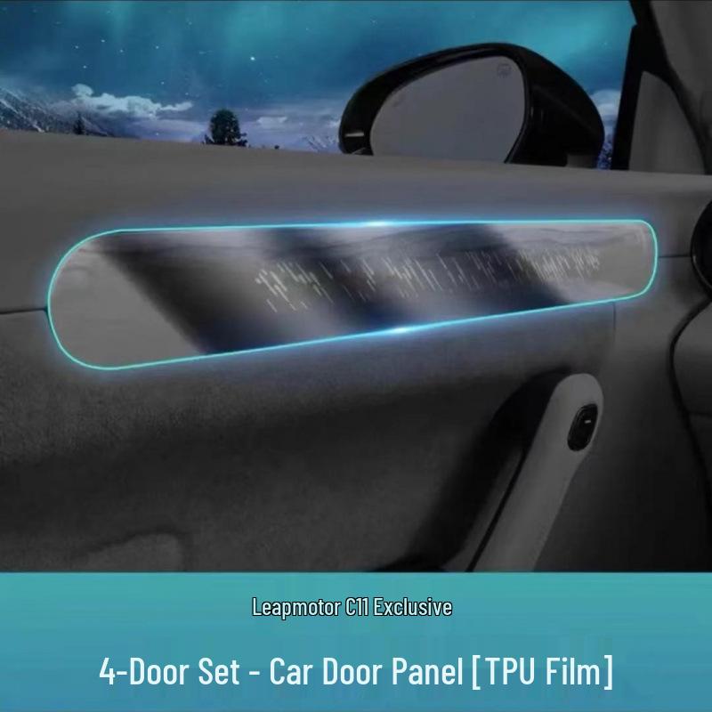 Leapmotor C11 Interior TPU Protective Dashboard & Gear Shift Film Kit