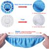 SIQUK 16 Pieces 7 Inch Buffing Pads Foam Polishing Pad Kit Polisher Pads Bonnets Wax Buffer Polish Pads Car Buffer Attachment for Drill