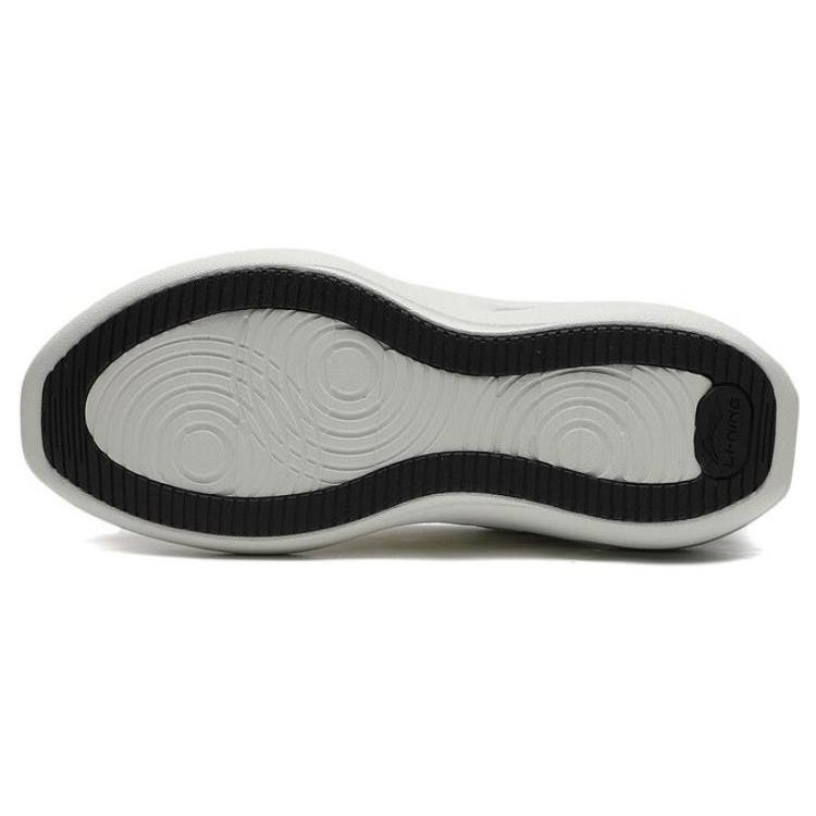 Li Ning Future R1 Abrasion Resistant Breathable Low top Skateboard Shoes Women's White Gray AGLT016-2