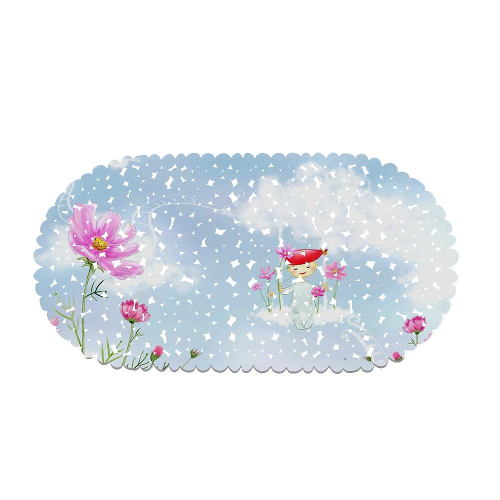 Beautiful Illustrations Balcony Bathroom Mat Hydrophobic Non-Slip Door Mat Swimming Pool Public Places Non-Slip Floor Mat