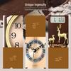 Compas New Chinese Style Quartz Calendar Wall Clock