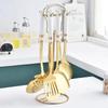 Stainless Steel Kitchenware Seven-piece Kitchen Household Hot Pot Spoon Colander Soup Spoon Kitchenware Gift Set