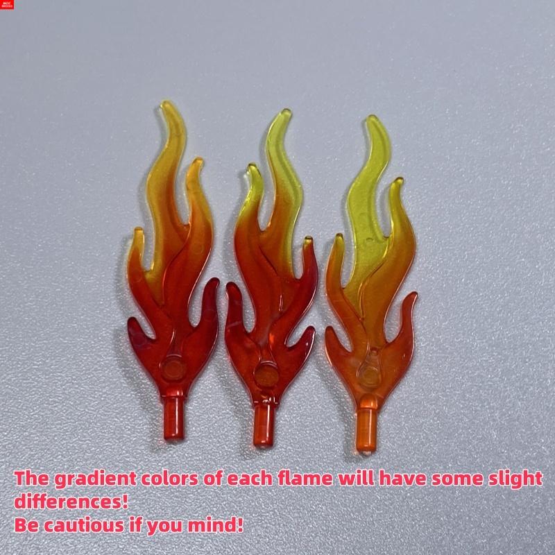Non-Toxic Moc Bricks Flame Feather Fire 85959 6126 64647 Building Blocks Figure Diy Toys For Children Dolls Gifts