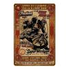 Plaque Metal Tin Signs Old Motorcycles Wall Decoration Vintage Art Posters Iron Painting for Man Cave Home Cafe Garden Club Bar