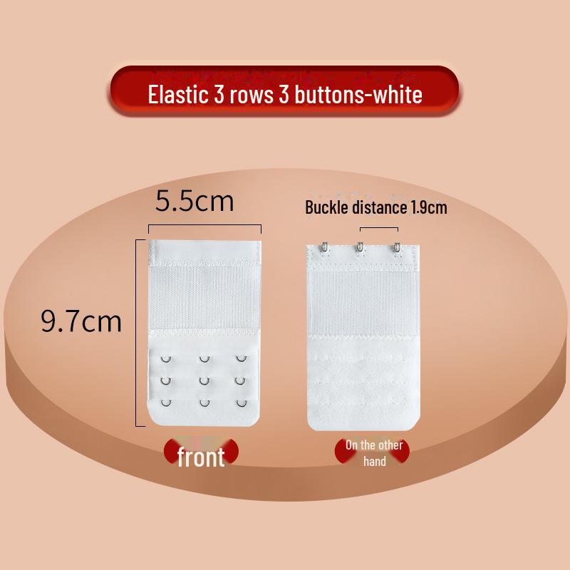 Extensie elastică pentru sutien cu cataramă din oțel inoxidabil - 2x3, 3x3, 4x4 rânduri