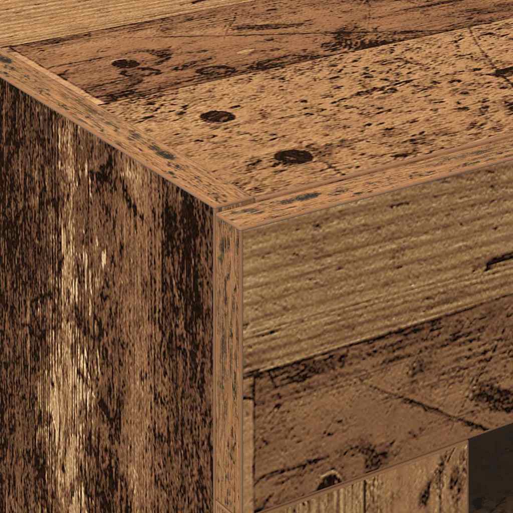 Wall Cabinets 2 pcs Reclaimed Wood Look 69.5 x 34 x 90 cm Particleboard