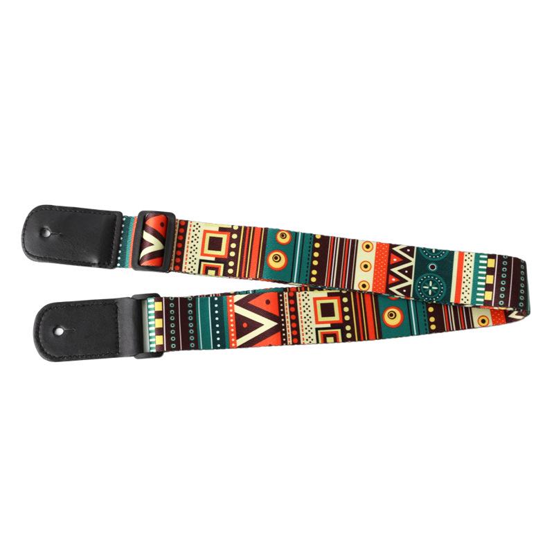 Rainbow Woven Ukulele Crossbody Strap