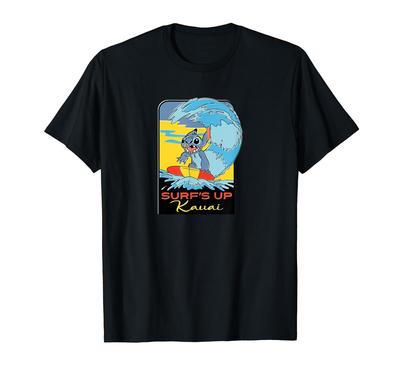 Lilo Stitch Kauai Surf Summer Travel & T-Shirt