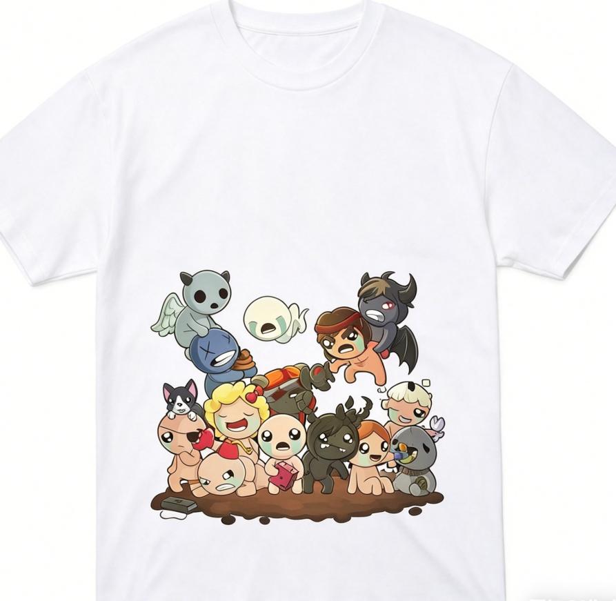 The Binding of Isaac Miłośnik Anime Indie Koszulka Ubranie na cały rok osobowość Ubrania Duże Rozmiary Unisex Nowy Model Dla Par wysoka jakość miękka