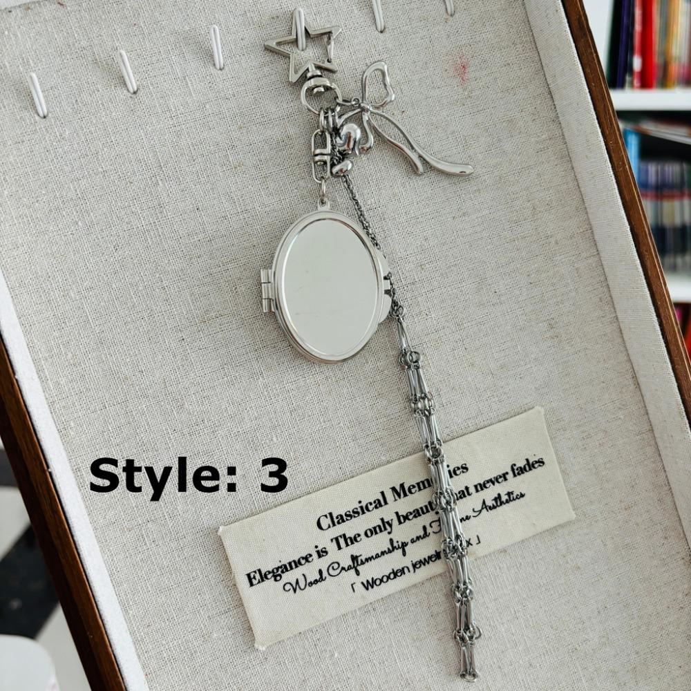 Charm Bag Accessories Lip Balm Bag Key Chain Stainless Steel Lipsticks Holder Protective Cover