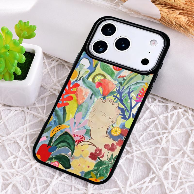 Henri Matisse Art Painting soft Phone Case for iPhone 17 Air 16 15 11 12 14 13 Pro Max Shockproof Cover