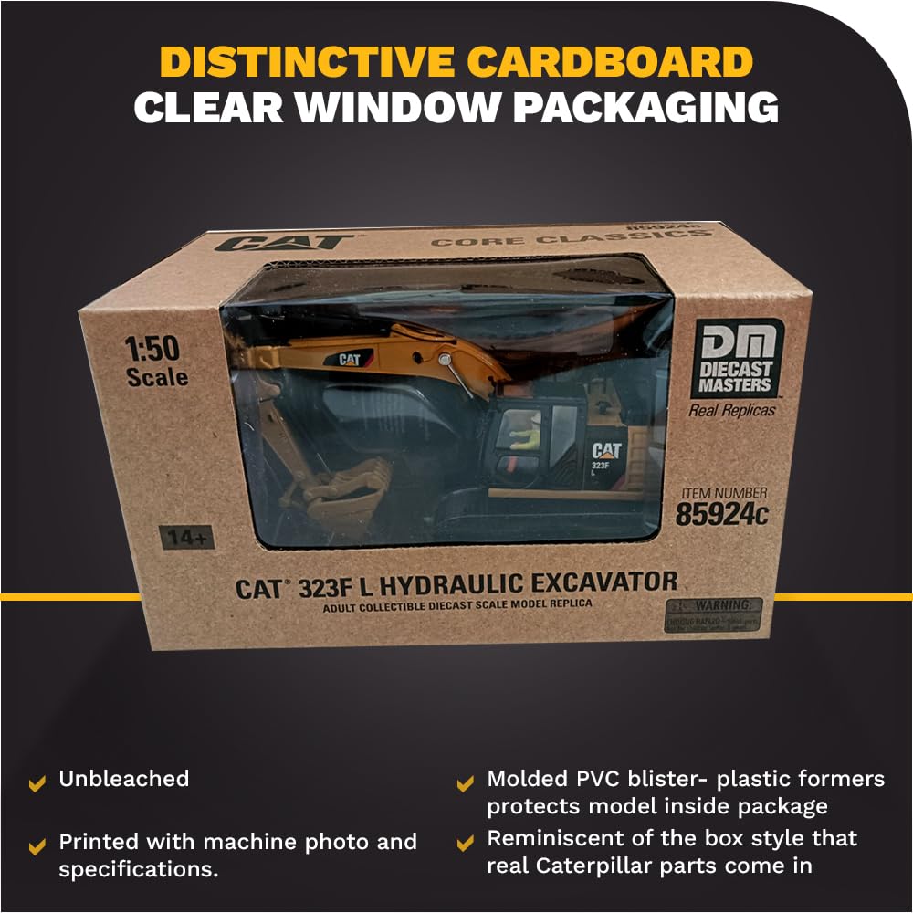 DM85924 Highline Series Cat 323F L Hydraulic Excavator 1/50