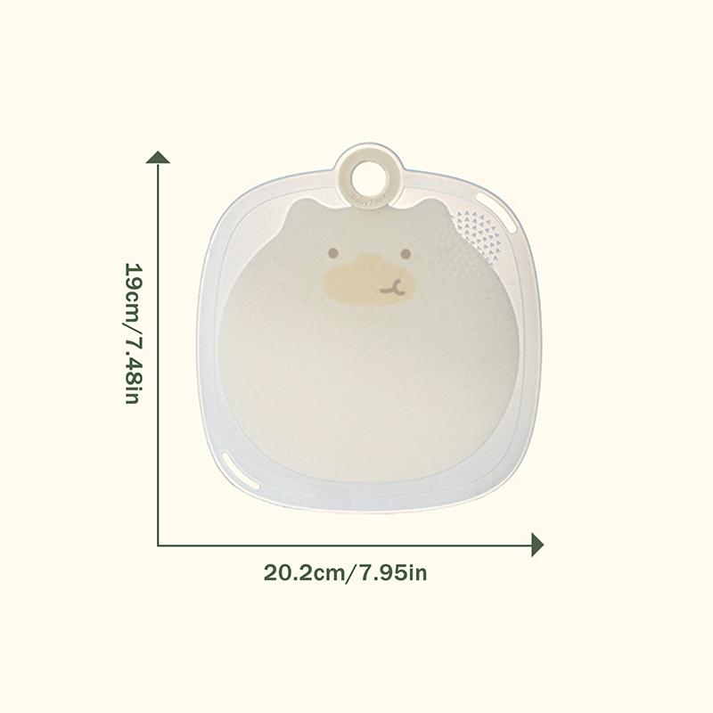 Food Grade Antibacterial Anti-Mould Baby Food Cutting Board Kitchen Chopping Board for Fruits Vegetables Meat
