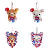 Rilakkuma Plush Bear Sleep Sack With Multieyed Monster Hanging Toy For Kids Collectors