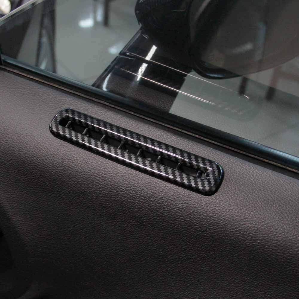Carbon Fiber Door AC Vent Outlet Cover Trim for Dodge Challenger 2015-2023