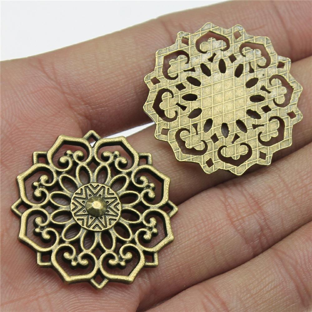 10pcs DIY Handmade Craft Pendant Motif Flower Earring Connector Necklace Bracelet Making Findings