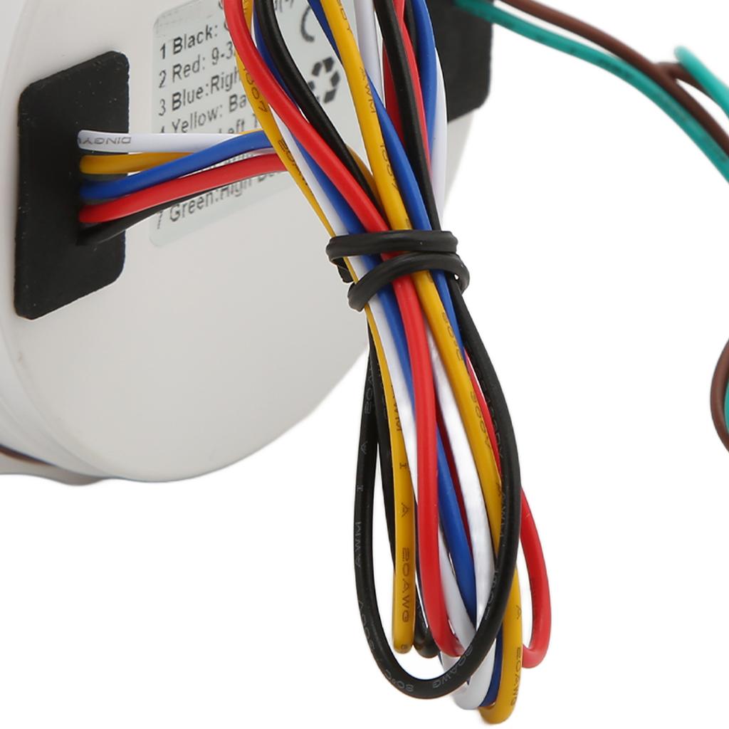 85mm GPS Speedometer with Turn Signal Light 0‑200KMCelsiusH   7 Color Backlit for Car RV Ship