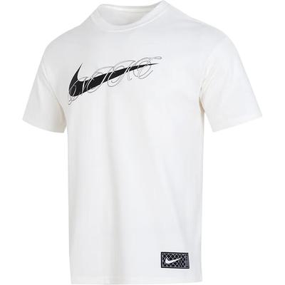 Max90 T-Shirts Herren Weiß Rundhalsausschnitt Moderate Gerade Passform FV8399-133