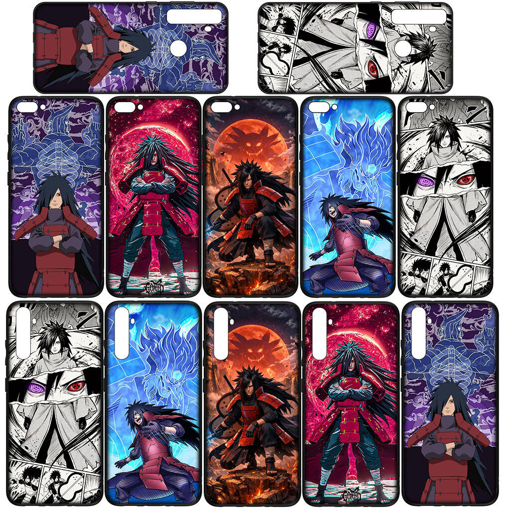 Phone Case for iPhone 17 15 16 Plus Redmi Note 14 12 11 13 Pro Max Huawei P30 P20 Lite OPPO A60 A40 A80 A38 A54 Cartoon Madaras Uchiha Narutos Cover