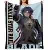 Blade - Honkai Star Rail Throw Blanket Decoratives Blankets For Sofas Tourist Cute Plaid Blankets