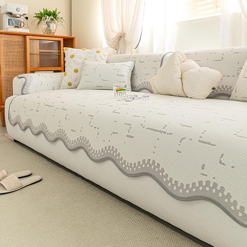 Summer Modern Minimalist Sofa Cushion Cool Sofa  New Summer One-Piece Irregular Special-Shaped Seat Cushion