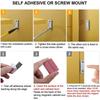 4 Sets Strong Magnetic Cabinet Catches Magnet Door Stops Hiddens Door Closer With Screw For Closet Cupboard Furniture Hardware