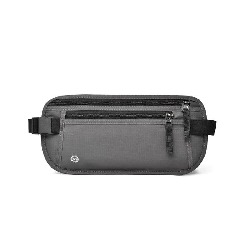 Travel Waist Bag Money Belt Slim Passport Holder RFID Blocking Travel Invisible Pouch Protect Cash Credit Cards Travel Documents