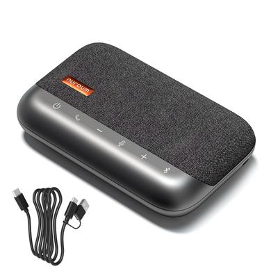 מיקרופון רמקול לכנסים של Nuroum רמקול USB רמקול טלפון איסוף קול היקפי פונקציית ביטול הד קול היקפי חיבור