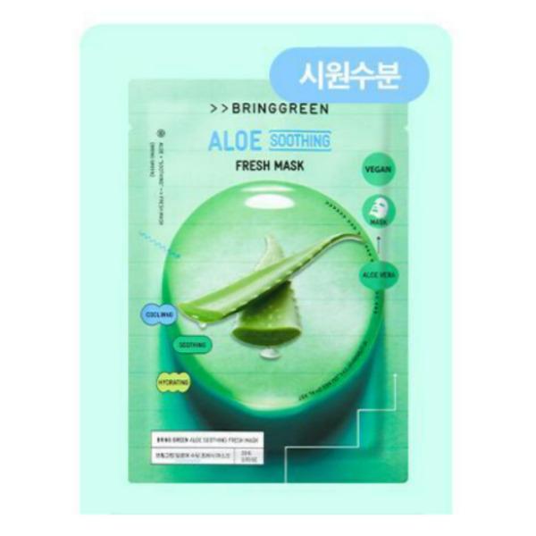 

BRING GREEN Fresh Mask Sheet Set (10 Sheets) Aloe Soothing-10sheets