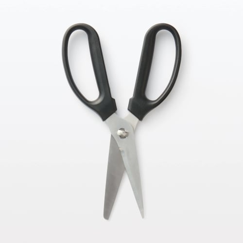 MUJI Disassemble and Wash Kitchen Scissors, Silver, Length 20cm 12076971