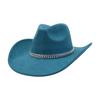 Vegan Suede Hat fishbone shape 9.5cm Wide Brim Fedora Hat Men's and Women's Autumn and Winter Felt Jazz Hat Classic Church Hat