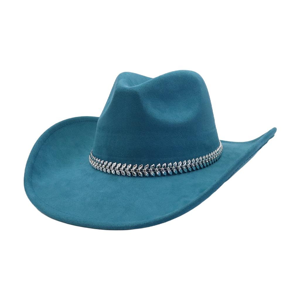 Vegan Suede Hat fishbone shape 9.5cm Wide Brim Fedora Hat Men's and Women's Autumn and Winter Felt Jazz Hat Classic Church Hat