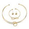 Fashion ladies earrings necklace bracelet